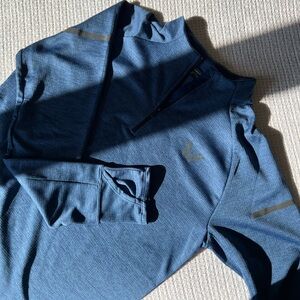 Peak Velocity Men's 1/4 Zip Long Sleeve Pullover Men's Size Large